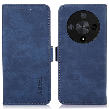 ABEEL For Honor X9b 5G / Magic6 Lite 5G Case Side Magnetic Clasp Leather Phone Cover