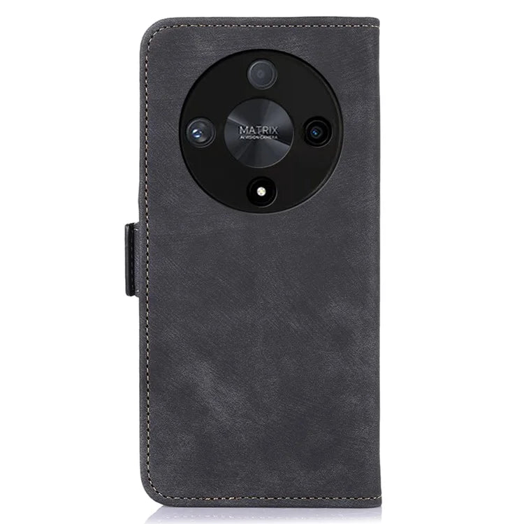 ABEEL For Honor X9b 5G / Magic6 Lite 5G Case Side Magnetic Clasp Leather Phone Cover