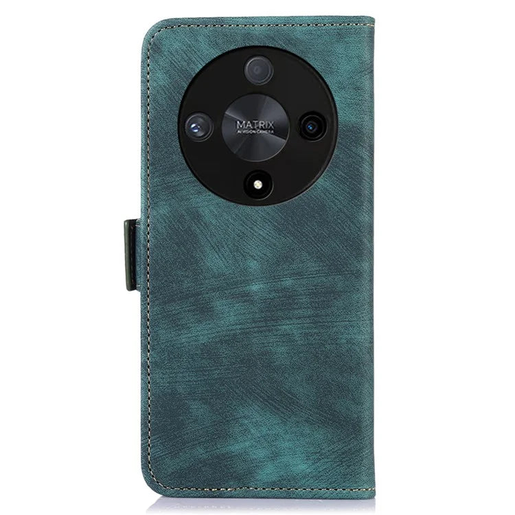 ABEEL For Honor X9b 5G / Magic6 Lite 5G Case Side Magnetic Clasp Leather Phone Cover