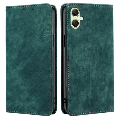 For Samsung Galaxy A05 4G Case Anti-Scratch Phone Shell RFID Blocking Wallet Leather Cell Phone Cover