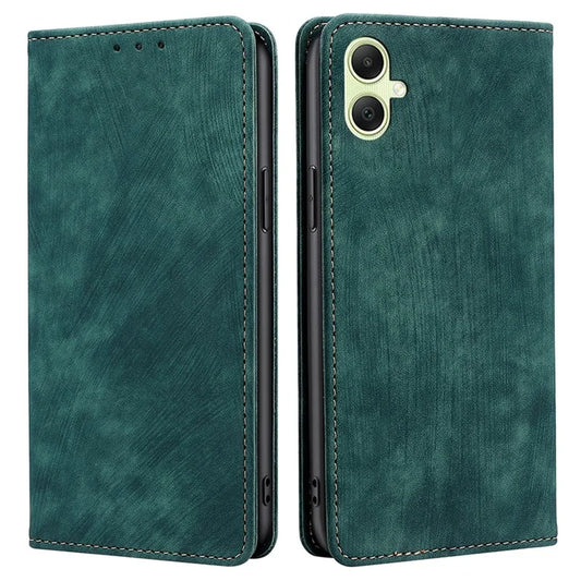 For Samsung Galaxy A05 4G Case Anti-Scratch Phone Shell RFID Blocking Wallet Leather Cell Phone Cover