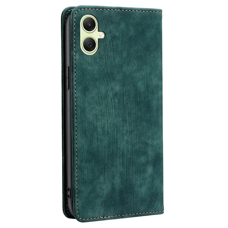 For Samsung Galaxy A05 4G Case Anti-Scratch Phone Shell RFID Blocking Wallet Leather Cell Phone Cover