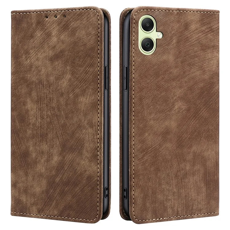 For Samsung Galaxy A05 4G Case Anti-Scratch Phone Shell RFID Blocking Wallet Leather Cell Phone Cover