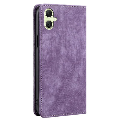 For Samsung Galaxy A05 4G Case Anti-Scratch Phone Shell RFID Blocking Wallet Leather Cell Phone Cover