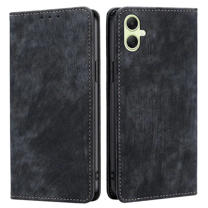 For Samsung Galaxy A05 4G Case Anti-Scratch Phone Shell RFID Blocking Wallet Leather Cell Phone Cover
