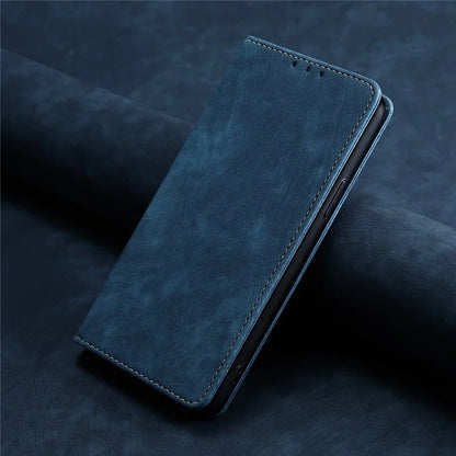 For Samsung Galaxy A05 4G Case Anti-Scratch Phone Shell RFID Blocking Wallet Leather Cell Phone Cover
