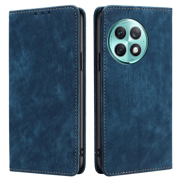 For OnePlus Ace 2 Pro 5G Case PU Leather Wallet Phone Shell RFID Blocking Mobile Phone Cover