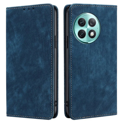 For OnePlus Ace 2 Pro 5G Case PU Leather Wallet Phone Shell RFID Blocking Mobile Phone Cover