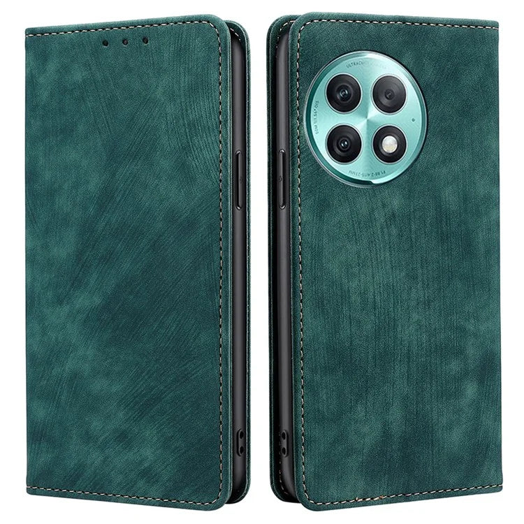 For OnePlus Ace 2 Pro 5G Case PU Leather Wallet Phone Shell RFID Blocking Mobile Phone Cover