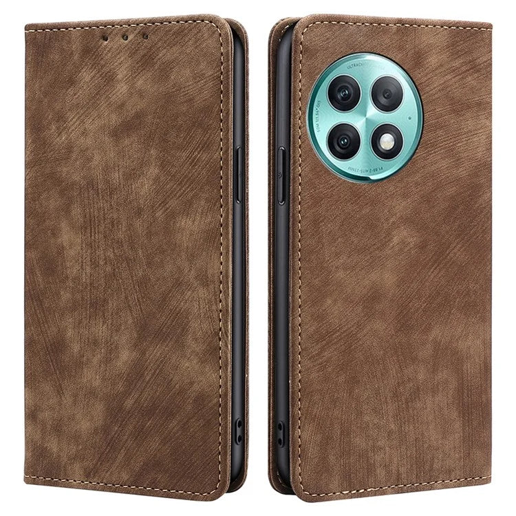 For OnePlus Ace 2 Pro 5G Case PU Leather Wallet Phone Shell RFID Blocking Mobile Phone Cover