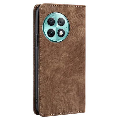 For OnePlus Ace 2 Pro 5G Case PU Leather Wallet Phone Shell RFID Blocking Mobile Phone Cover