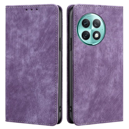For OnePlus Ace 2 Pro 5G Case PU Leather Wallet Phone Shell RFID Blocking Mobile Phone Cover