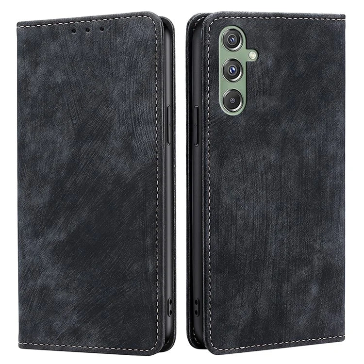 For Samsung Galaxy M34 5G / F34 5G Case Wallet PU Leather Phone Cover with RFID Blocking Function