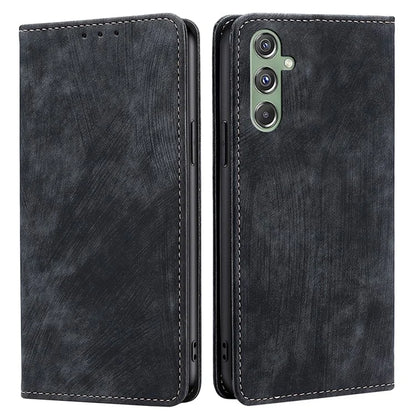 For Samsung Galaxy M34 5G / F34 5G Case Wallet PU Leather Phone Cover with RFID Blocking Function