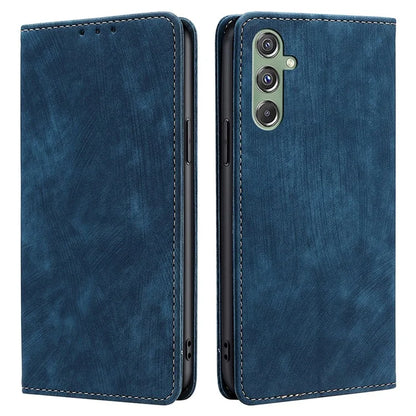 For Samsung Galaxy M34 5G / F34 5G Case Wallet PU Leather Phone Cover with RFID Blocking Function