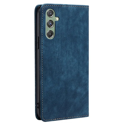 For Samsung Galaxy M34 5G / F34 5G Case Wallet PU Leather Phone Cover with RFID Blocking Function