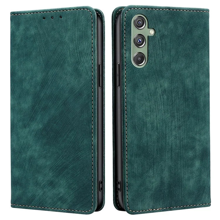 For Samsung Galaxy M34 5G / F34 5G Case Wallet PU Leather Phone Cover with RFID Blocking Function