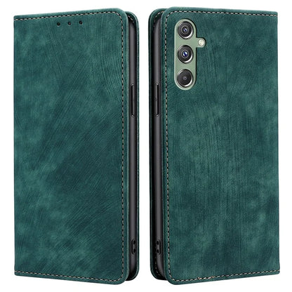 For Samsung Galaxy M34 5G / F34 5G Case Wallet PU Leather Phone Cover with RFID Blocking Function