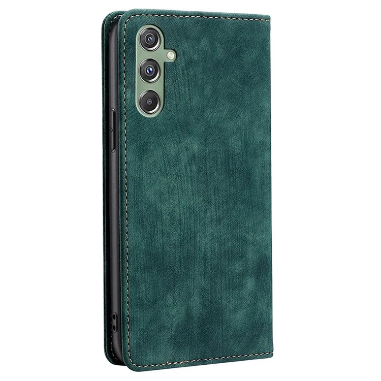 For Samsung Galaxy M34 5G / F34 5G Case Wallet PU Leather Phone Cover with RFID Blocking Function
