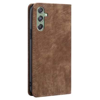 For Samsung Galaxy M34 5G / F34 5G Case Wallet PU Leather Phone Cover with RFID Blocking Function