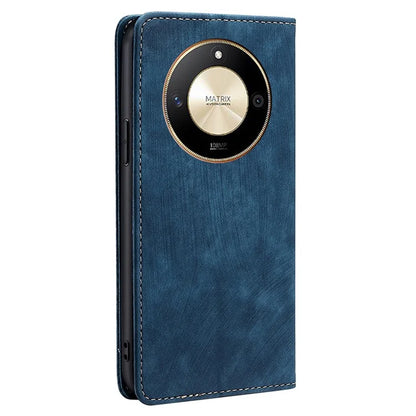 For Honor X50 Case Anti-Scratch RFID Blocking PU Leather Wallet Phone Cover