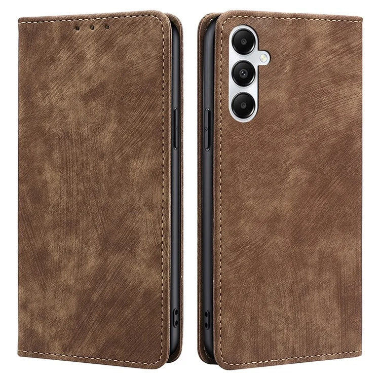 For Samsung Galaxy A05s 4G Case PU Leather RFID Blocking Wallet Anti-Scratch Phone Cover