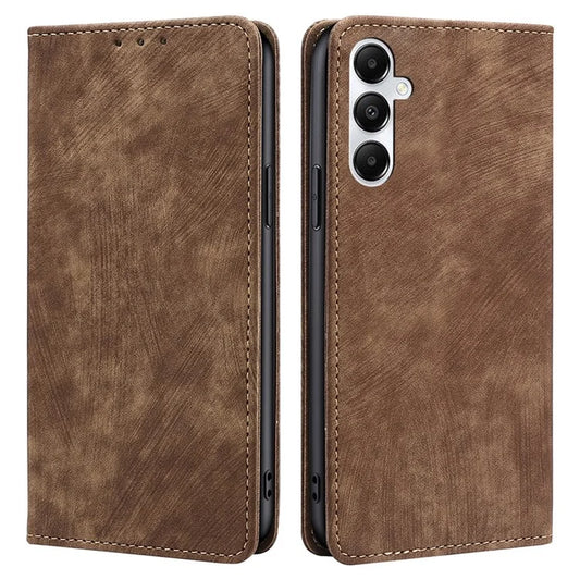 For Samsung Galaxy A05s 4G Case PU Leather RFID Blocking Wallet Anti-Scratch Phone Cover
