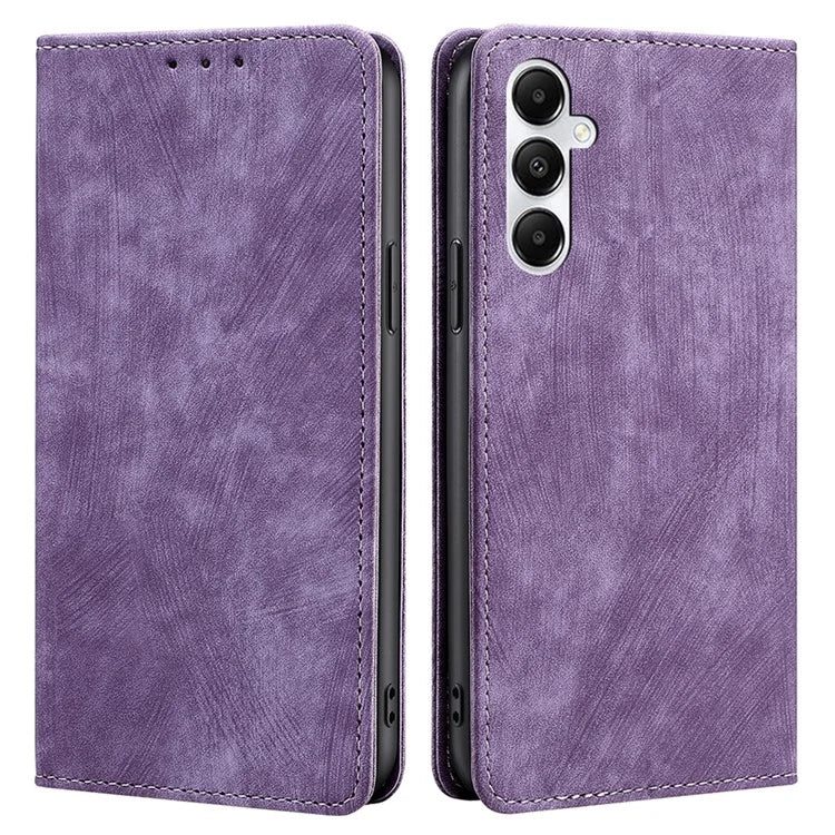 For Samsung Galaxy A05s 4G Case PU Leather RFID Blocking Wallet Anti-Scratch Phone Cover