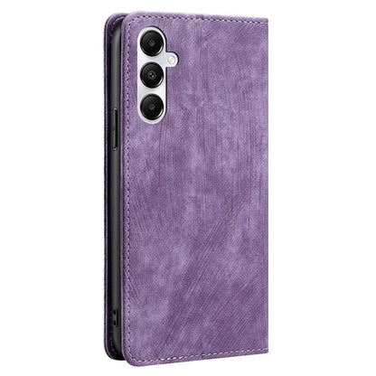 For Samsung Galaxy A05s 4G Case PU Leather RFID Blocking Wallet Anti-Scratch Phone Cover