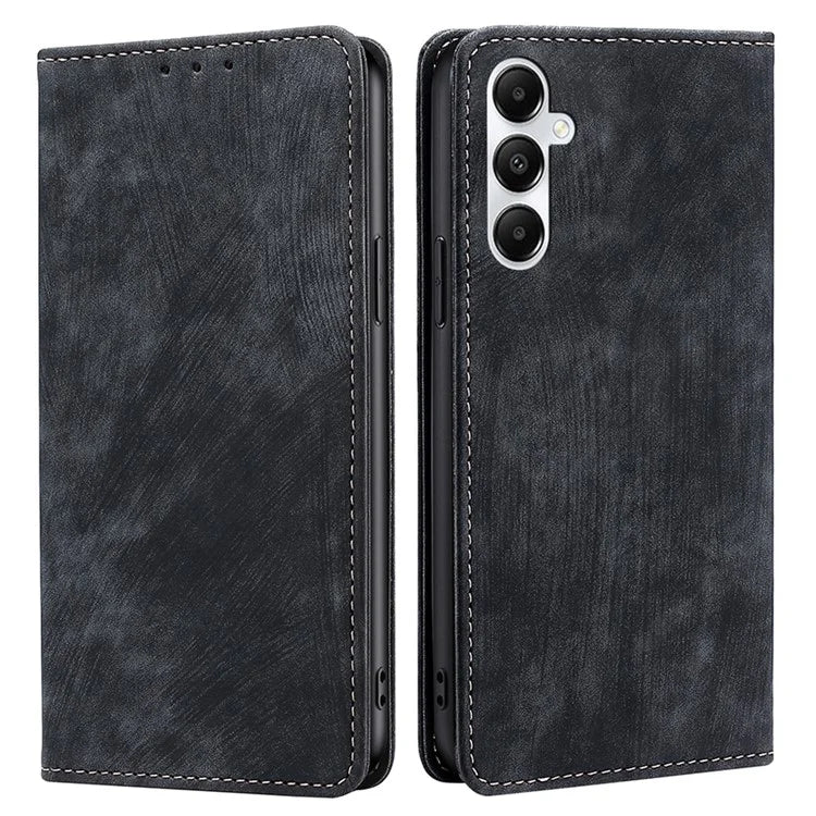 For Samsung Galaxy A05s 4G Case PU Leather RFID Blocking Wallet Anti-Scratch Phone Cover