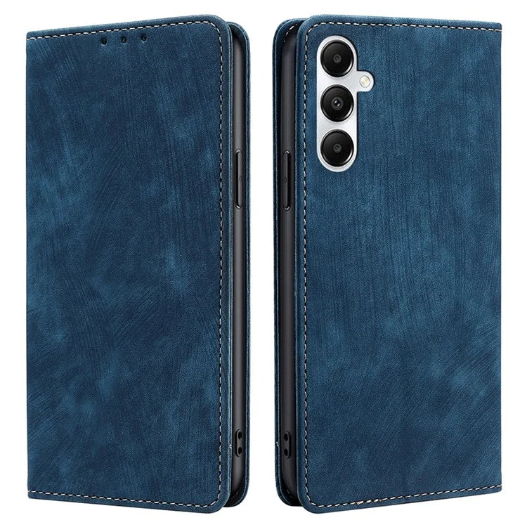 For Samsung Galaxy A05s 4G Case PU Leather RFID Blocking Wallet Anti-Scratch Phone Cover