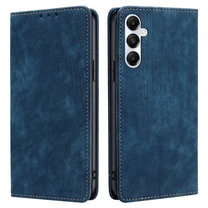 For Samsung Galaxy A05s 4G Case PU Leather RFID Blocking Wallet Anti-Scratch Phone Cover