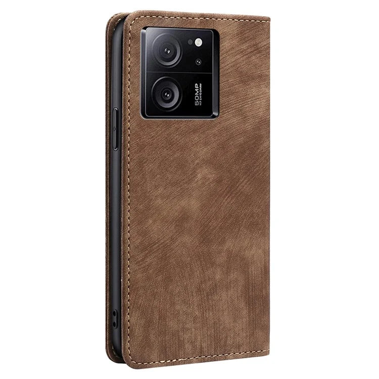 For Xiaomi Redmi K60 Ultra / 13T / 13T Pro Case RFID Blocking Phone Cover with Wallet Stand