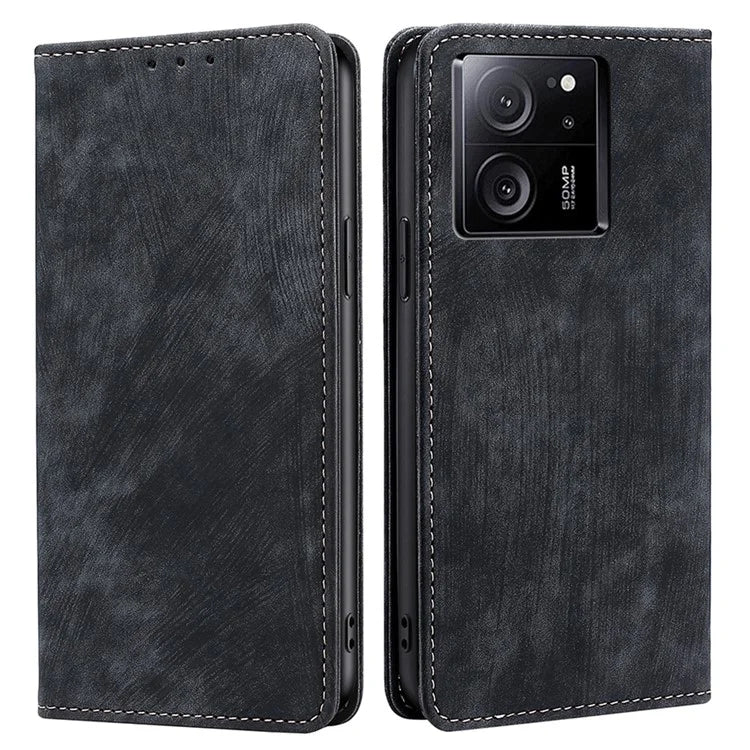 For Xiaomi Redmi K60 Ultra / 13T / 13T Pro Case RFID Blocking Phone Cover with Wallet Stand