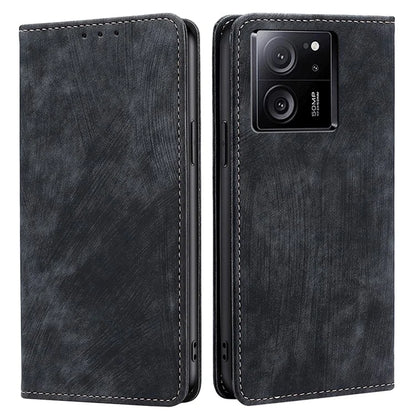 For Xiaomi Redmi K60 Ultra / 13T / 13T Pro Case RFID Blocking Phone Cover with Wallet Stand