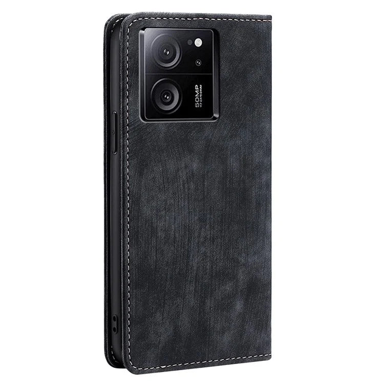 For Xiaomi Redmi K60 Ultra / 13T / 13T Pro Case RFID Blocking Phone Cover with Wallet Stand