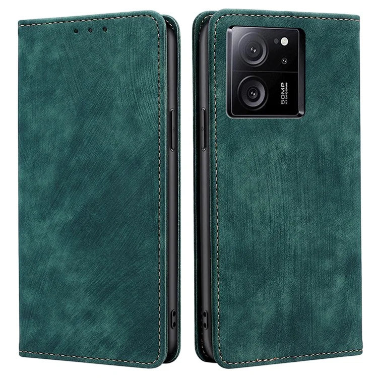 For Xiaomi Redmi K60 Ultra / 13T / 13T Pro Case RFID Blocking Phone Cover with Wallet Stand