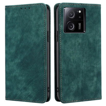 For Xiaomi Redmi K60 Ultra / 13T / 13T Pro Case RFID Blocking Phone Cover with Wallet Stand