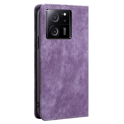 For Xiaomi Redmi K60 Ultra / 13T / 13T Pro Case RFID Blocking Phone Cover with Wallet Stand