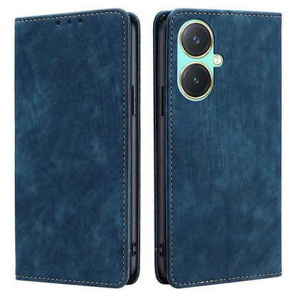 RFID Blocking Leather Cover for vivo Y27 4G Case Wallet Stand Shell