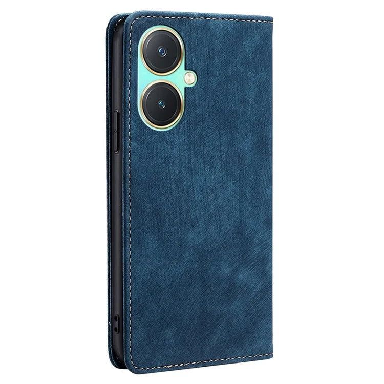 RFID Blocking Leather Cover for vivo Y27 4G Case Wallet Stand Shell
