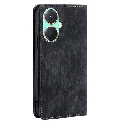 RFID Blocking Leather Cover for vivo Y27 4G Case Wallet Stand Shell