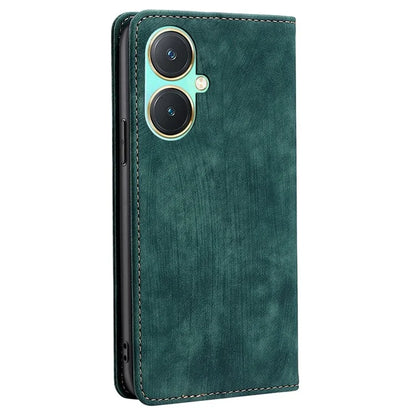 RFID Blocking Leather Cover for vivo Y27 4G Case Wallet Stand Shell
