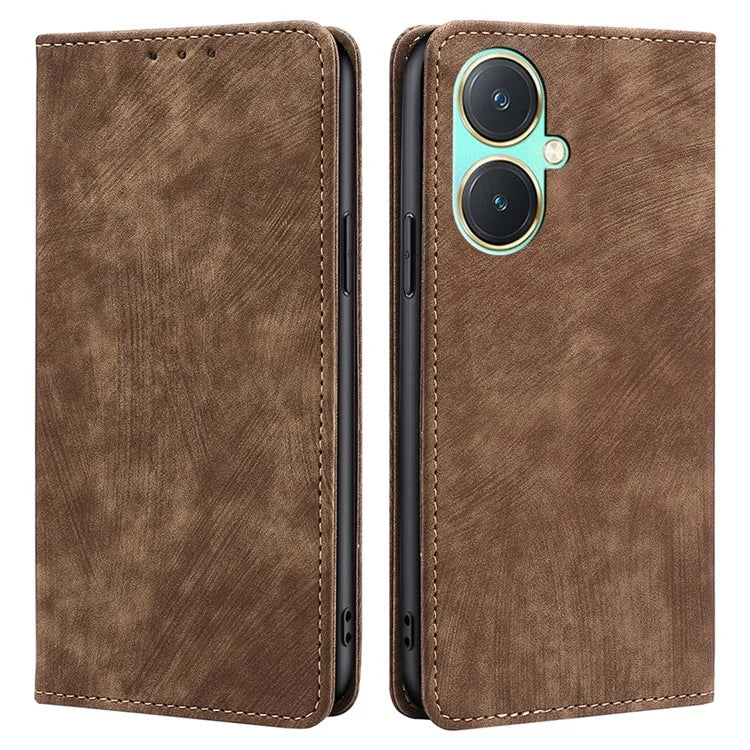 RFID Blocking Leather Cover for vivo Y27 4G Case Wallet Stand Shell