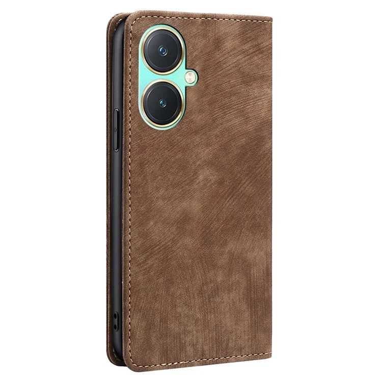 RFID Blocking Leather Cover for vivo Y27 4G Case Wallet Stand Shell