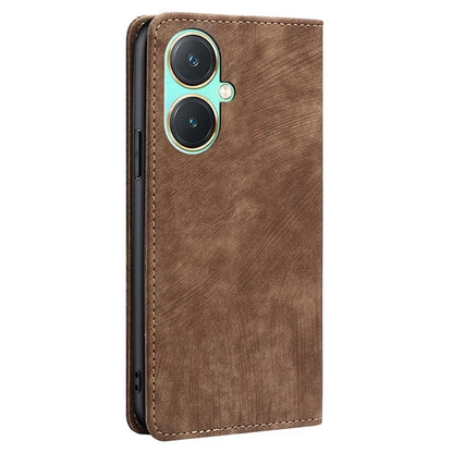RFID Blocking Leather Cover for vivo Y27 4G Case Wallet Stand Shell