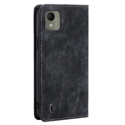 For Nokia C110 Case RFID Blocking Wallet Phone Leather Cover