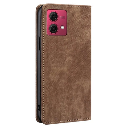 For Motorola Moto G84 5G Case PU Leather RFID Blocking Wallet Phone Cover