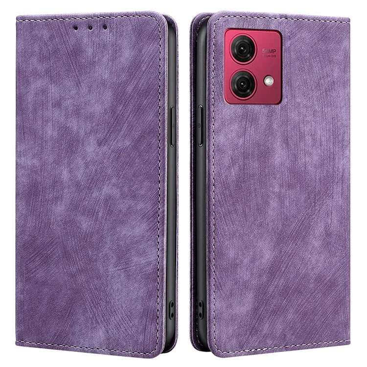 For Motorola Moto G84 5G Case PU Leather RFID Blocking Wallet Phone Cover