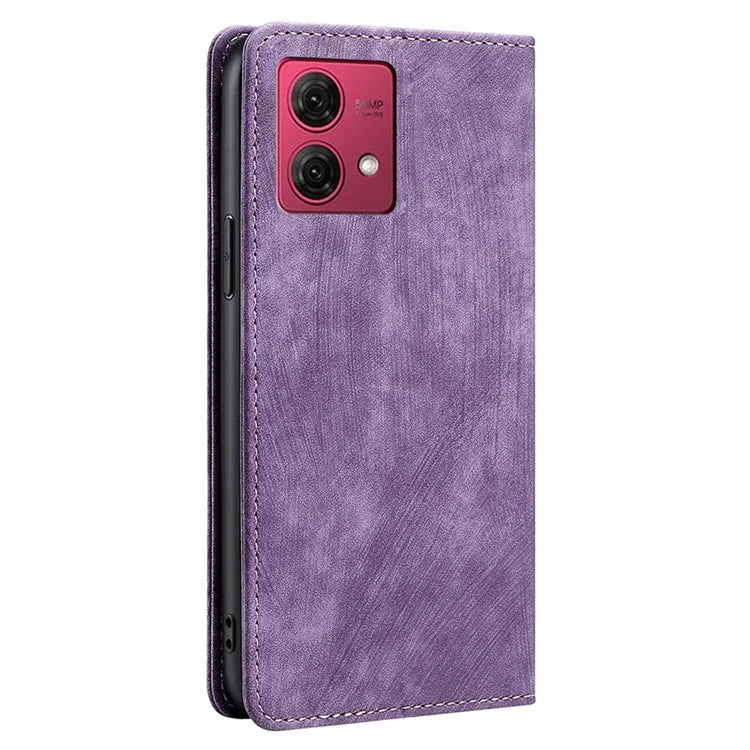 For Motorola Moto G84 5G Case PU Leather RFID Blocking Wallet Phone Cover